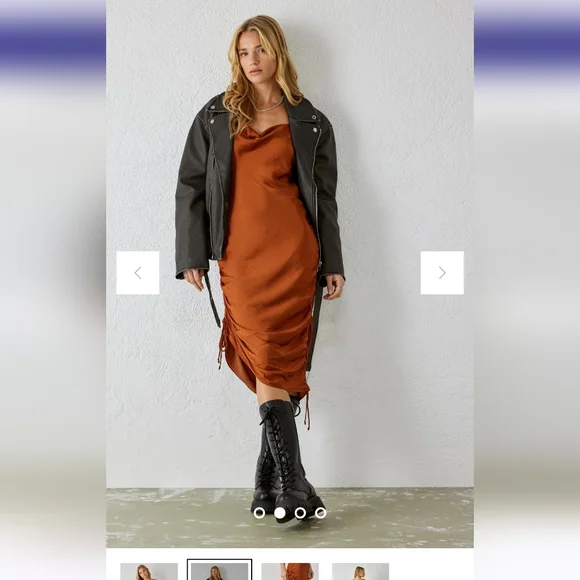 Free People Satin Slip Dress - Picture 1 of 11